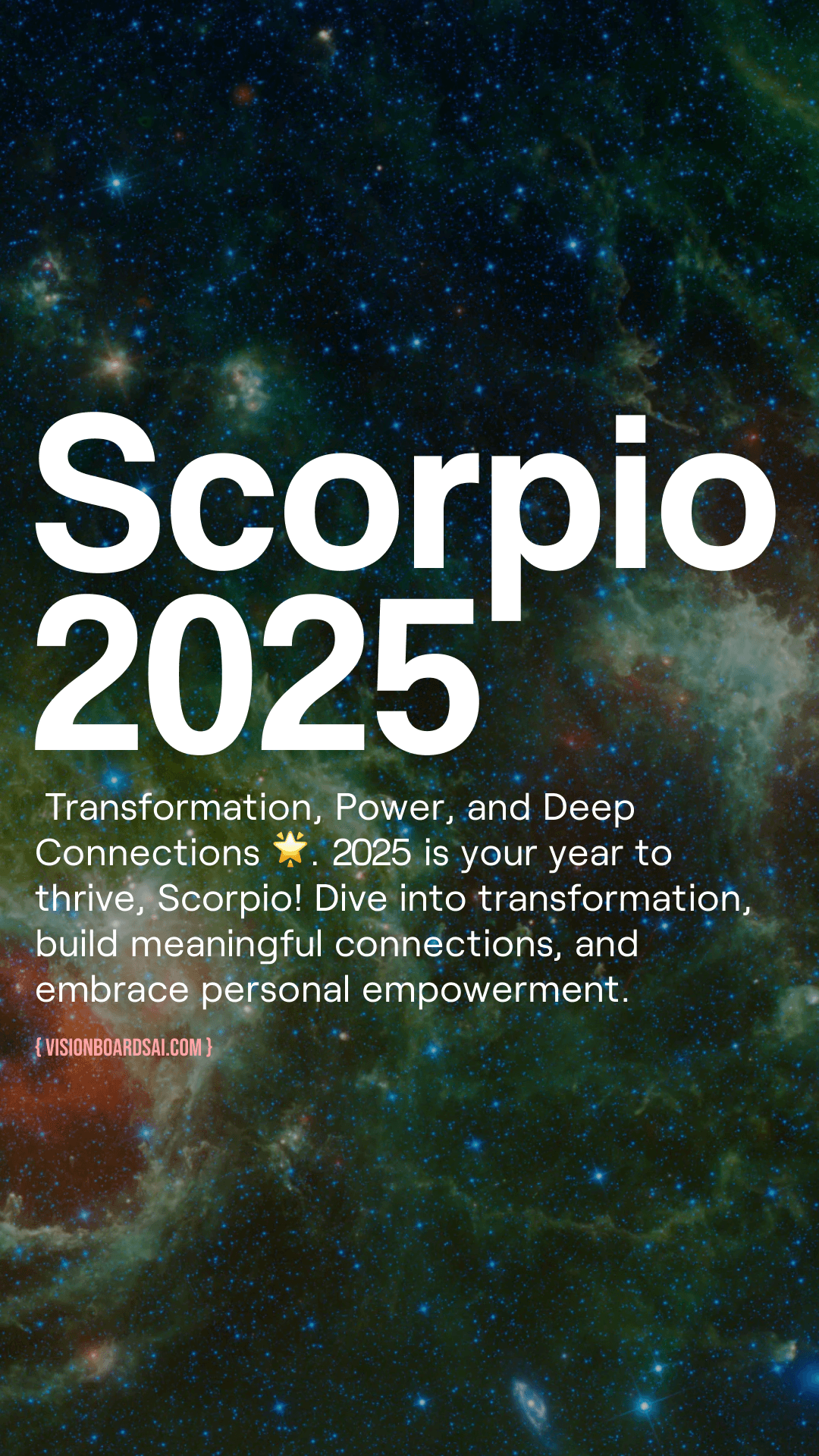 Scorpio in 2025: Transformation, Power, and Deep Connections